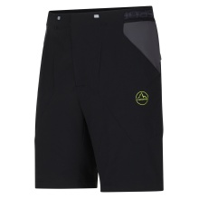 La Sportiva Wanderhose Guard Short (elastischer Bund mit Kordelzug) kurz schwarz/lime Herren